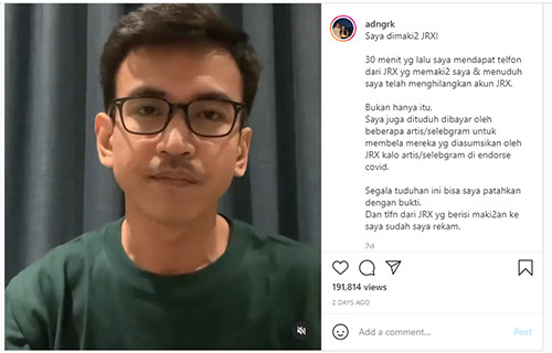 Sebut Artis Terima Endorse COVID-19, Jerinx Terancam Kembali Dilaporkan ke Polisi oleh Sosok Ini
