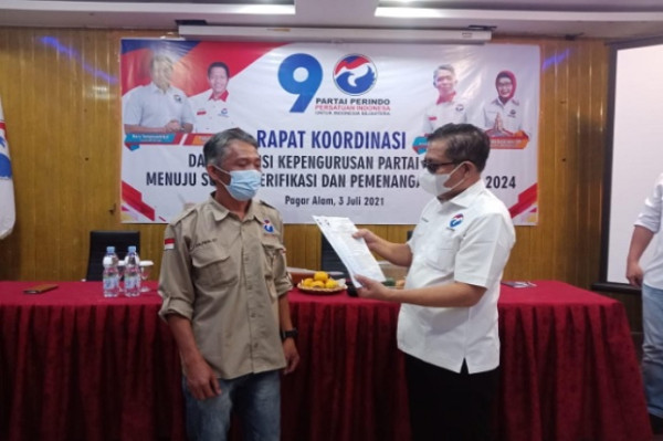 Hadapi Pemilu 2024, DPD Partai Perindo Kota Pagaralam Gelar Rapat Koordinasi