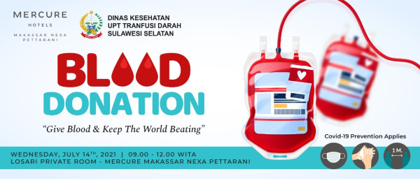 Mercure Makassar Nexa Pettarani Akan Gelar Donor Darah