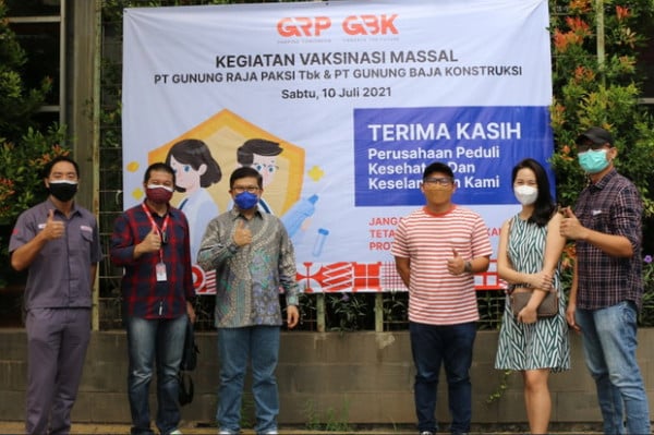 Percepat Vaksinasi, GRP Target 5 Ribu Karyawan Tuntas Disuntik Akhir Juli