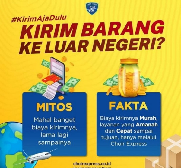 Kirim Barang ke Luar Negeri Engga Usah Ribet, Choir Express Beri Kemudahan