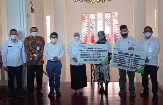 Tekan Angka Penyebaran Covid-19 Saat PPKM, BPJS Ketenagakerjaan Bagikan 2.000 Safety Kit