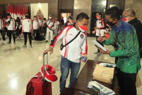 Rombongan Besar Kontingen Indonesia Bertolak ke Olimpiade Tokyo 2020