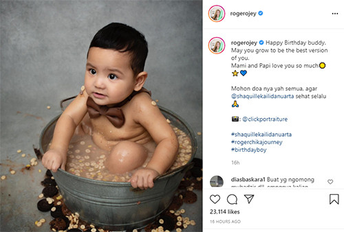 Roger Danuarta dan Cut Meyriska Dikritik Netizen Gara-gara Konsep Foto Anak