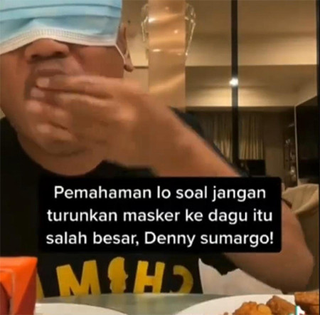 Uya Kuya dan Denny Sumargo Ditegur Ridwan Kamil Akibat Salah Gunakan Masker saat Makan