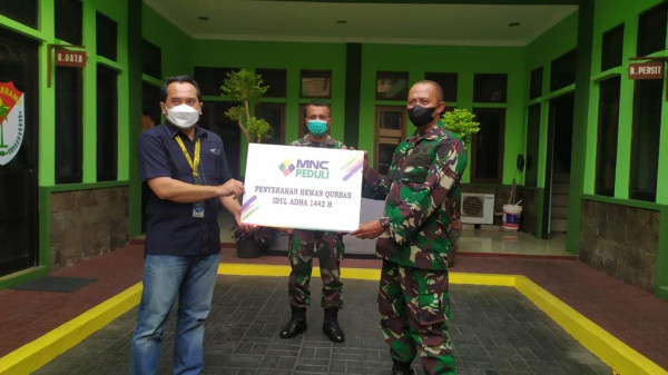 Gandeng TNI-Polri, MNC Peduli Salurkan Hewan Kurban Idul Adha 1442 H