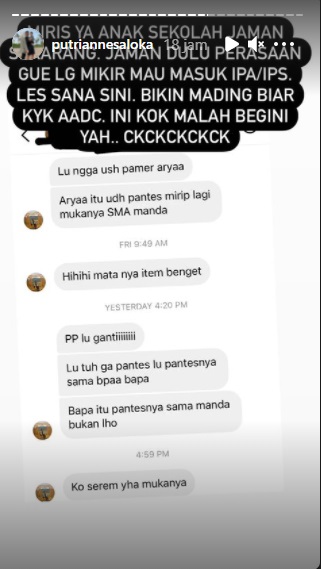 Putri Anne Diserang Netizen Usai Pasang Foto Profil Bareng Arya Saloka
