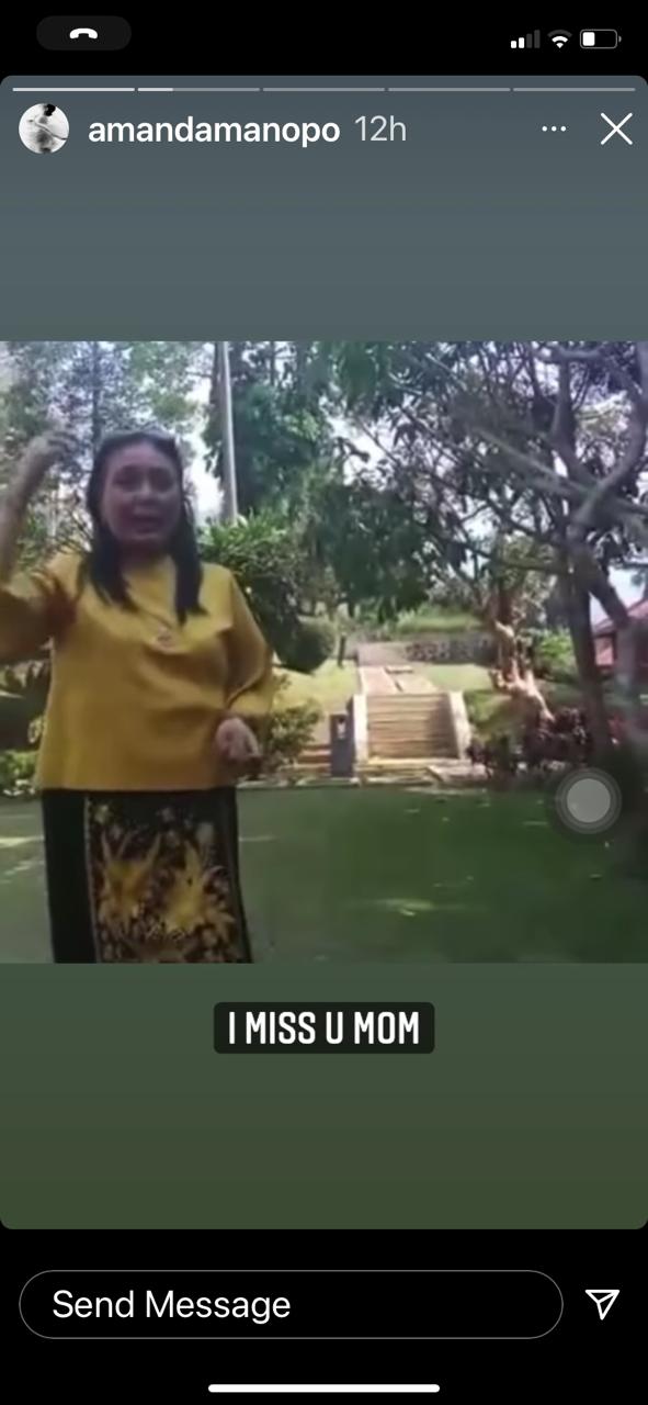 Orang Tua Positif Covid-19, Amanda Manopo: I Miss You