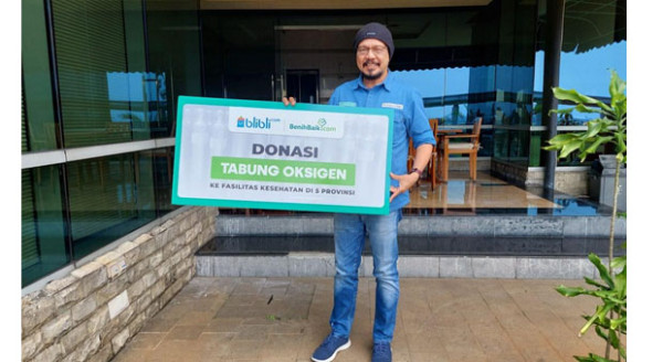 Blibli 10 Tahun: Dukung Pemulihan Covid-19 Sediakan Tabung Oksigen dan Belanja Bulanan Nakes