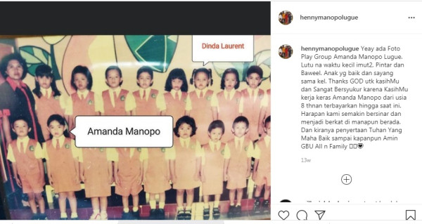 Meninggal Dunia, Unggahan Terakhir Ibunda Amanda Manopo Banjir Ucapan Duka Cita