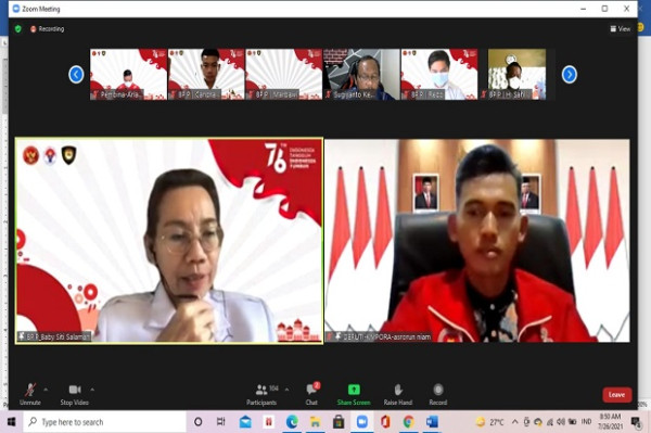 BPIP Bekali Materi Pancasila Kepada Calon Paskibraka Nasional 2021