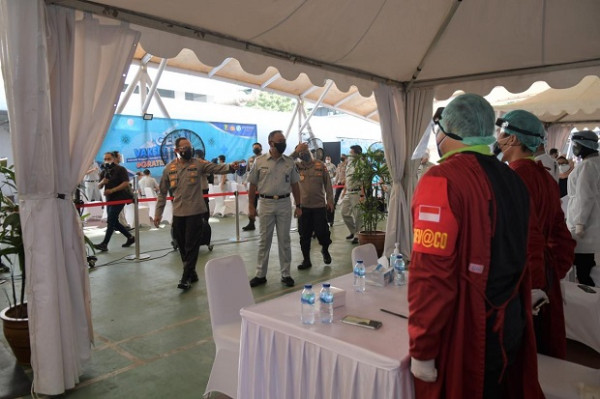 Gelar Vaksinasi JRKu Jasa Raharja Sinergi dengan POLRI Perangi Covid-19