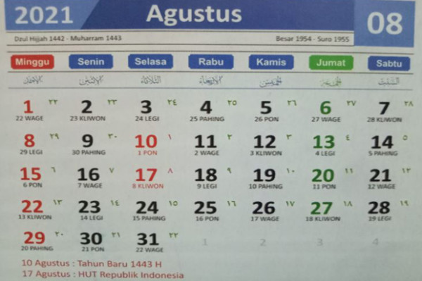 Jadwal Puasa Sunnah Agustus 2021 Bertepatan dengan Puasa Asyura