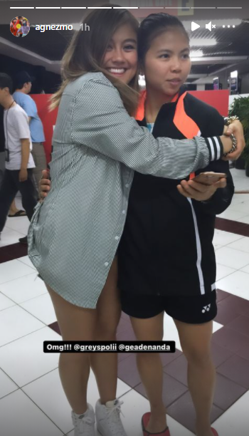 Agnez Mo Bangga Banget Greysia/Apriyani Raih Medali Emas