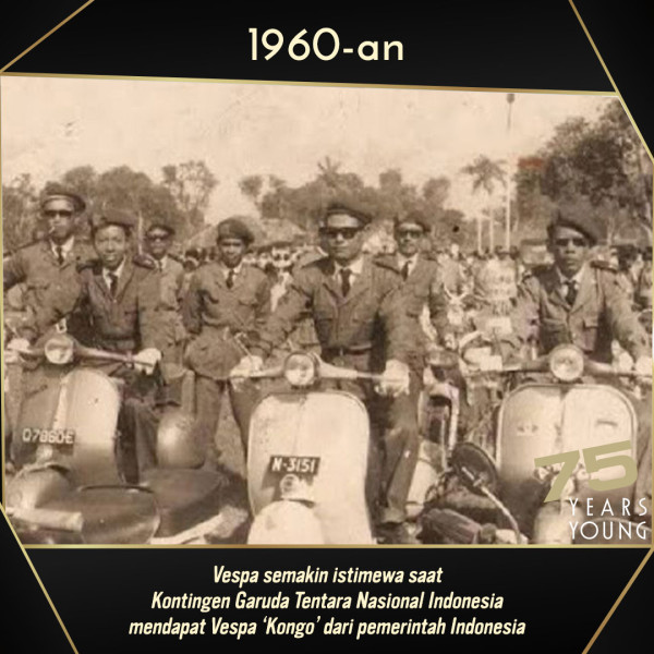Jelajah Waktu Kiprah Vespa di Indonesia yang Sangat Memesona
