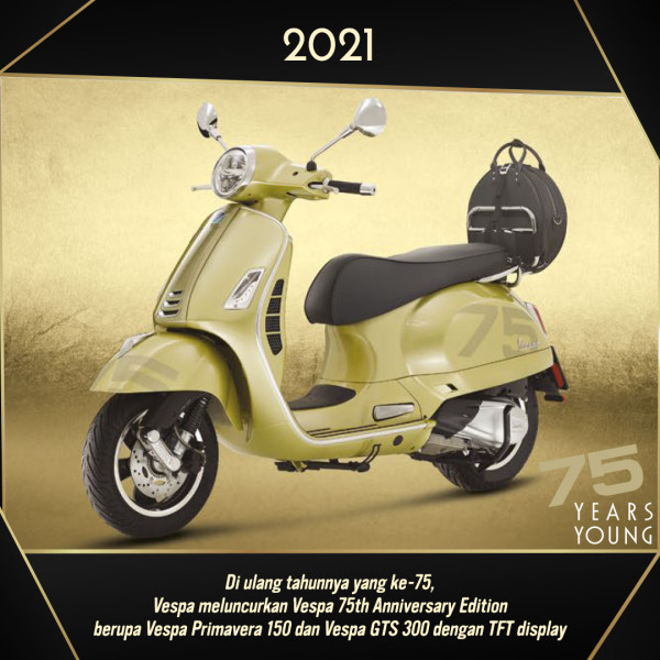 Jelajah Waktu Kiprah Vespa di Indonesia yang Sangat Memesona