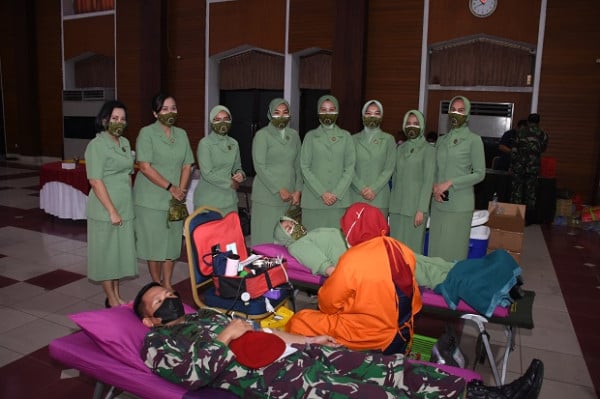 Peringati HUT ke-76 Kemerdekaan Indonesia, Kopassus Gelar Donor Darah