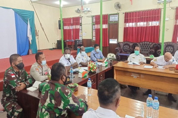 Pemda Asmat Menggelar Rapat Persiapan Peringatan HUT RI Ke-76
