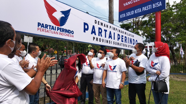 Gelegar Semangat Baru Warnai Peluncuran Logo Baru Partai Perindo di Sumut