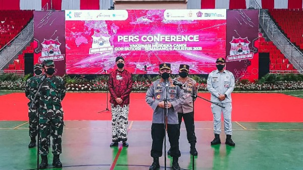 Dihadiri Panglima TNI dan Kapolri, Jasa Raharja Bekerja Sama Polda Jateng Gelar Program 'Vaksinasi Merdeka Candi'