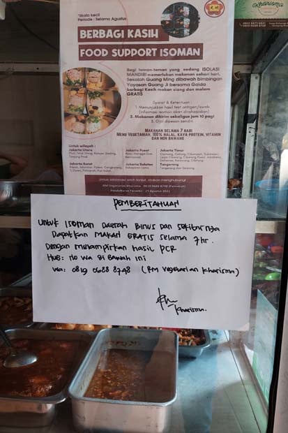 Viral, Warung Makan Ini Sediakan Makan Gratis Bagi Pasien Isoman Selama 7 hari