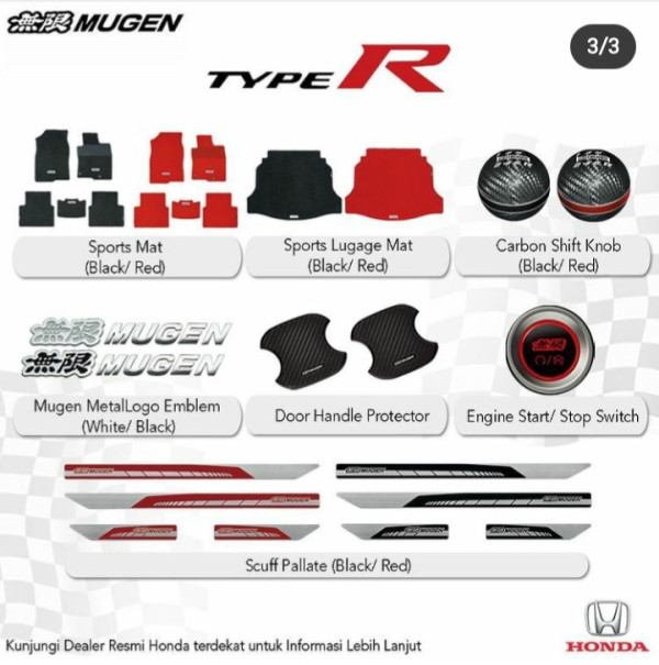 Makin Sangar, Honda Siapkan Paket Mugen buat Honda Civic Type-R