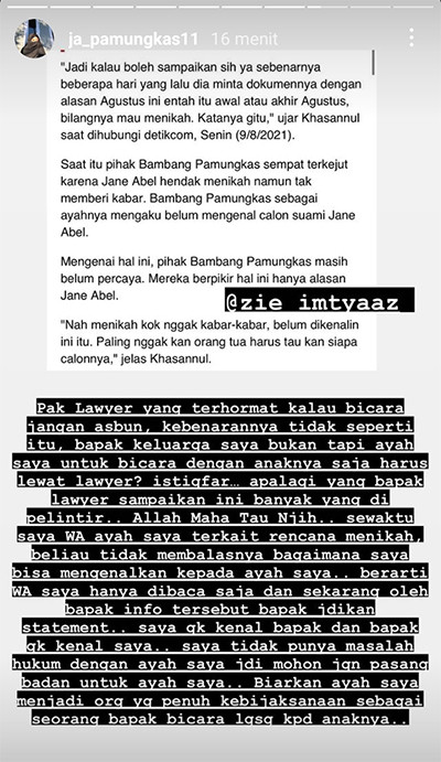 Dinilai Bicara Tak Sesuai Fakta, Putri Bambang Pamungkas Sentil Pengacara sang Ayah