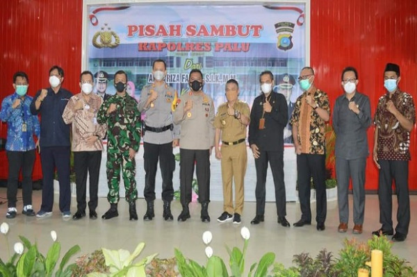Sertijab Kapolres Palu, Wali Kota Ucapkan Terima Kasih