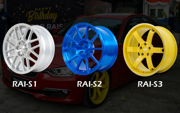 HSR Wheel RAI-S3 Edisi Ulang Tahun Drifter Akbar Rais Diluncurkan