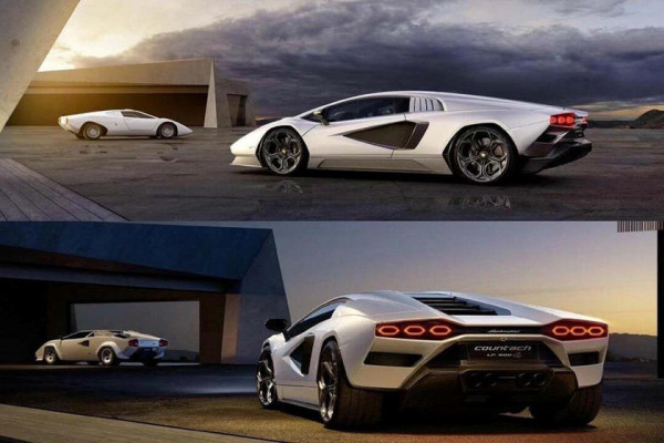 Bocor, Wujud Utuh Mobil Legendaris Lamborghini Countach dalam Bentuk Terbaru