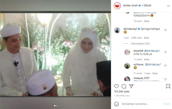 Mantan Istri Dinikahi Alvin Faiz, Zikri Daulay: Semoga Bahagia