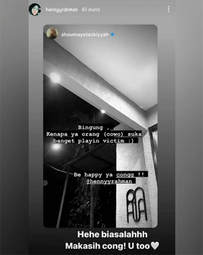 Henny Rahman Komentari Unggahan Teman yang Bahas 'Lelaki Playin Victim', Sindir Mantan Suami?