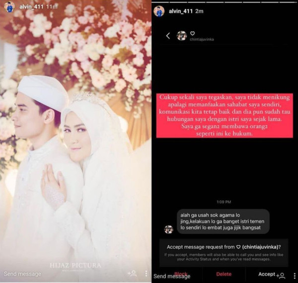 Alvin Faiz Bantah Nikung, Larissa Chou dan Zikri Daulay Didoakan Jodoh