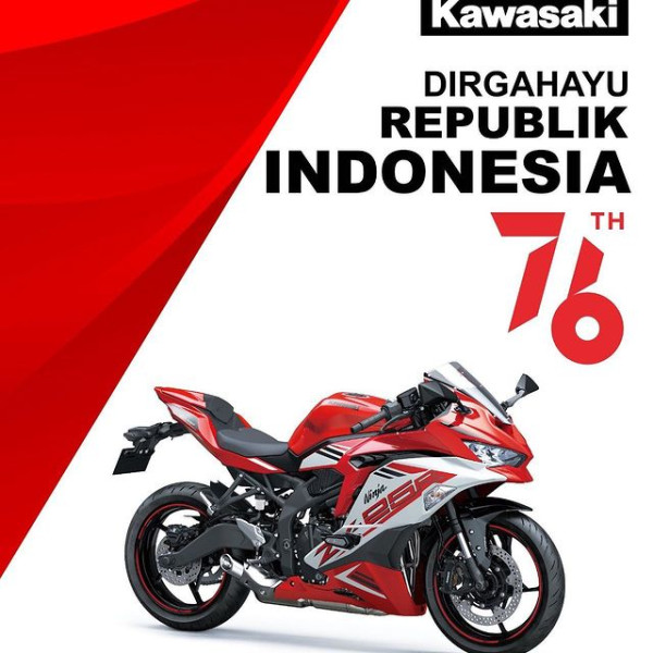 Kawasaki Lakukan Pengiriman Ninja ZX-25R Bewarna Merah Putih