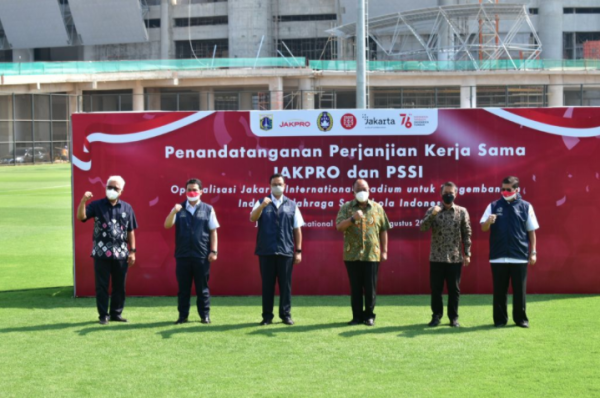 PSSI dan Jakpro Teken Kerja Sama, Timnas Indonesia Bisa TC di Jakarta International Stadium