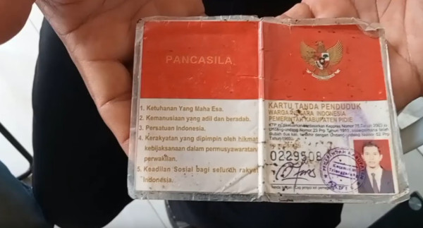 HUT RI ke-76, Warga Aceh Ini Masih Simpan KTP Merah Putih