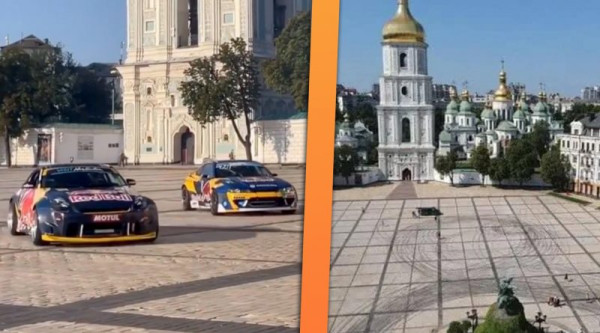 Mobil Balap Drifting Tim Red Bull Disita Pemerinta Kota Kyiv