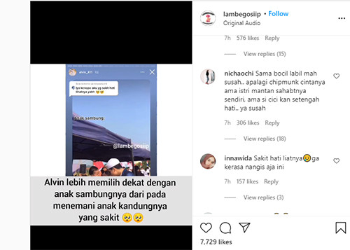 Video Alvin Faiz Tampak Dekat dengan Putra Sambung Beredar, Netizen Sakit Hati