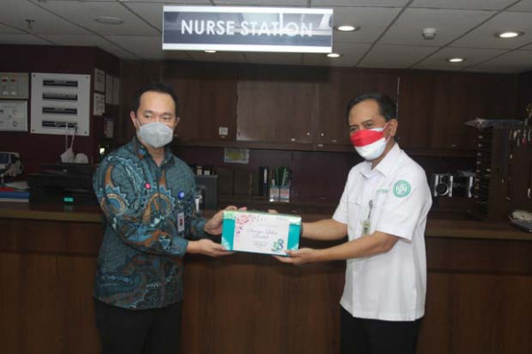 Memperingati HUT Ke-76 RI, Manajemen BPJS Kesehatan Berkunjung ke Siloam Hospitals Lippo Cikarang