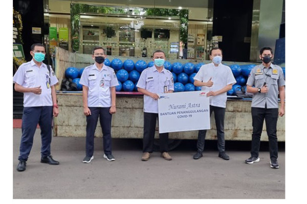 Astra Serahkan Bantuan Oksigen untuk Indonesia