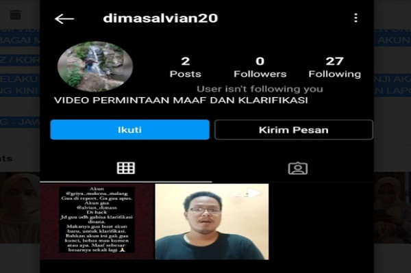 Pelaku Fetish Mukena Muncul dengan Akun Baru dan Minta Maaf, Korban Tetap Lapor Polisi
