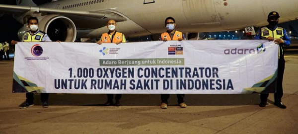 1.000 Konsentrator Oksigen, Dukungan Adaro untuk Penanganan Covid-19