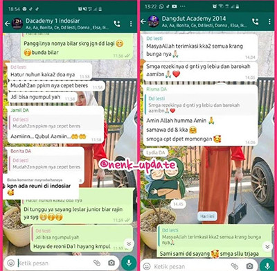 Dituding Lupa Teman, Chat Lesti Kejora dengan Rekan di Ajang Pencarian Bakat Bahas Nikahan Buktikan Sebaliknya