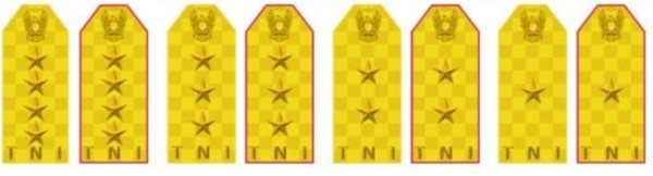Urutan Kepangkatan Prajurit TNI di Tiga Matra AD, AL dan AU