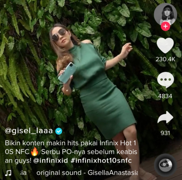 Video Gisel 11 Detik Viral, Goyangannya Jadi Sorotan Netizen