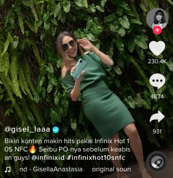 Video Gisel 11 Detik Viral, Goyangannya Jadi Sorotan Netizen
