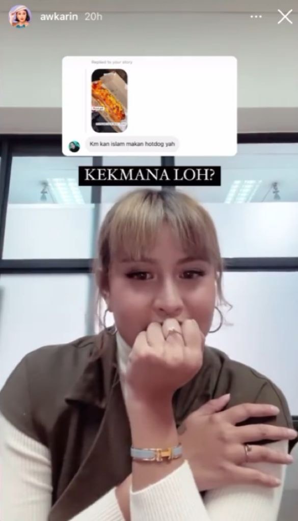 Awkarin Diprotes Netizen Saat Makan Hot Dog Gegara Agama