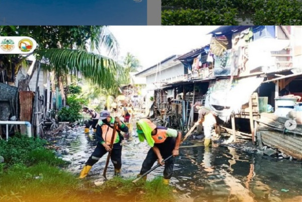 Pemandangan Menyedihkan, Tumpukan Sampah Masih Penuhi Saluran dan Badan Air di Jakarta