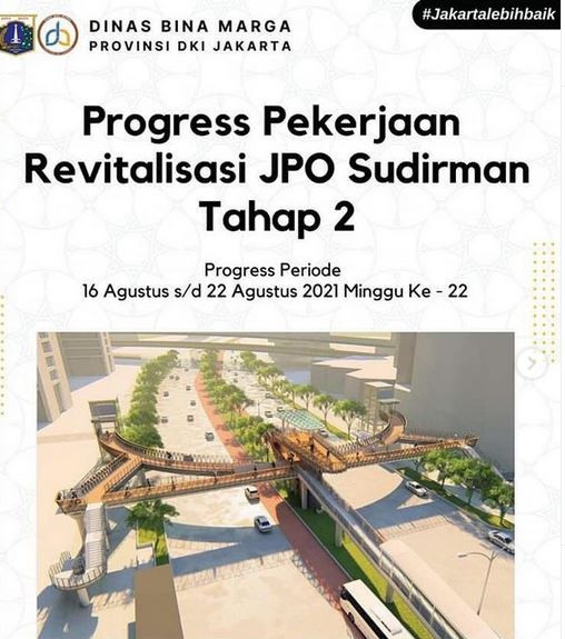 Anies Unggah Progres JPO Sudirman, Warganet: Anda Layak Dapat Bintang