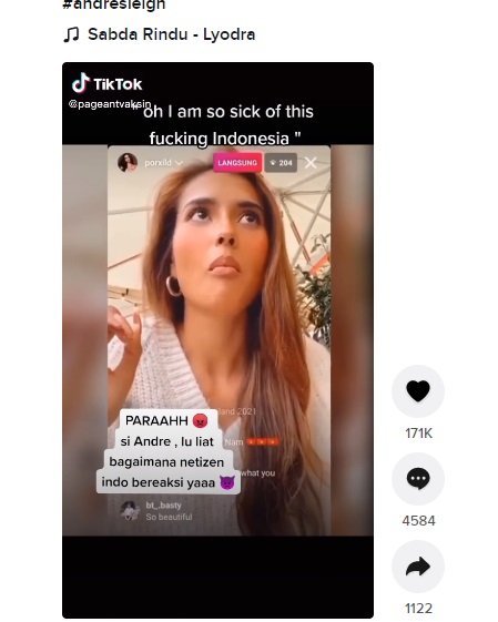 Video Diduga Direktur Kontes Kecantikan Hina Indonesia Viral